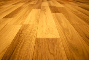 wide plank wood flooring feature